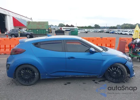 2016 Hyundai Veloster Turbo Rally Edition из США, поврежденный, VIN KMHTC6AE6GU258197